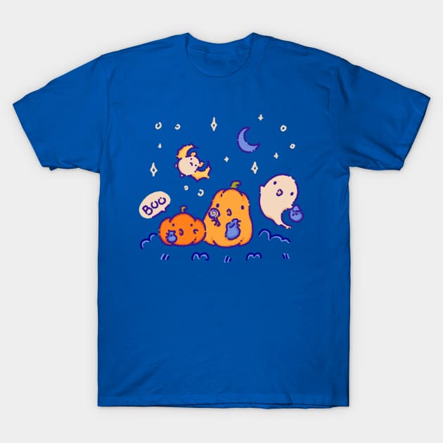 Boo! Trick or treat T-Shirt by Tinyarts